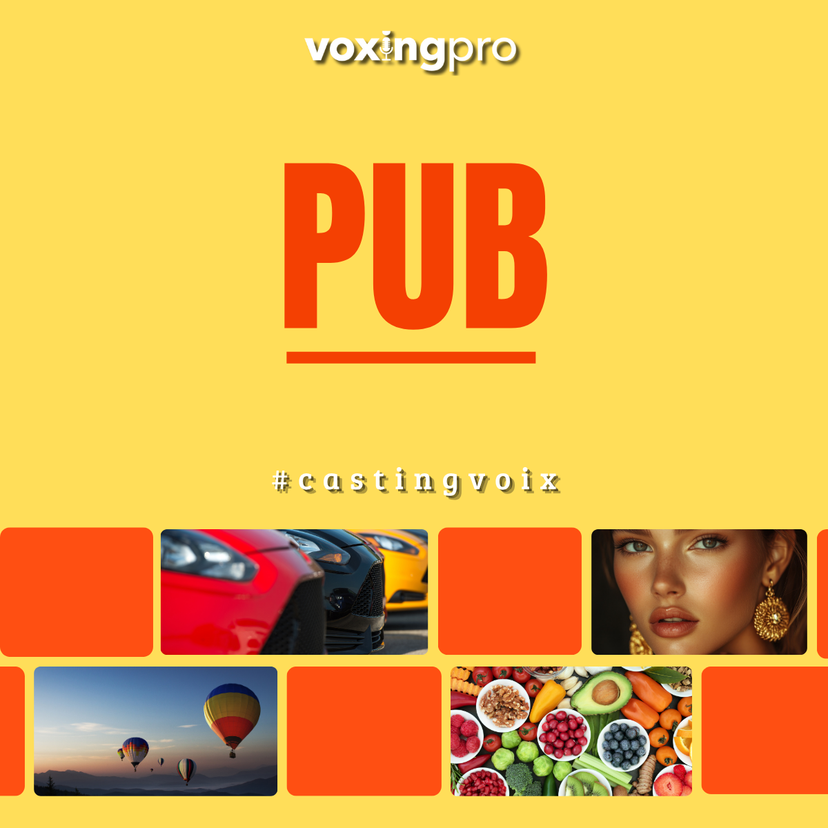 Voxing Pro : casting voix publicité