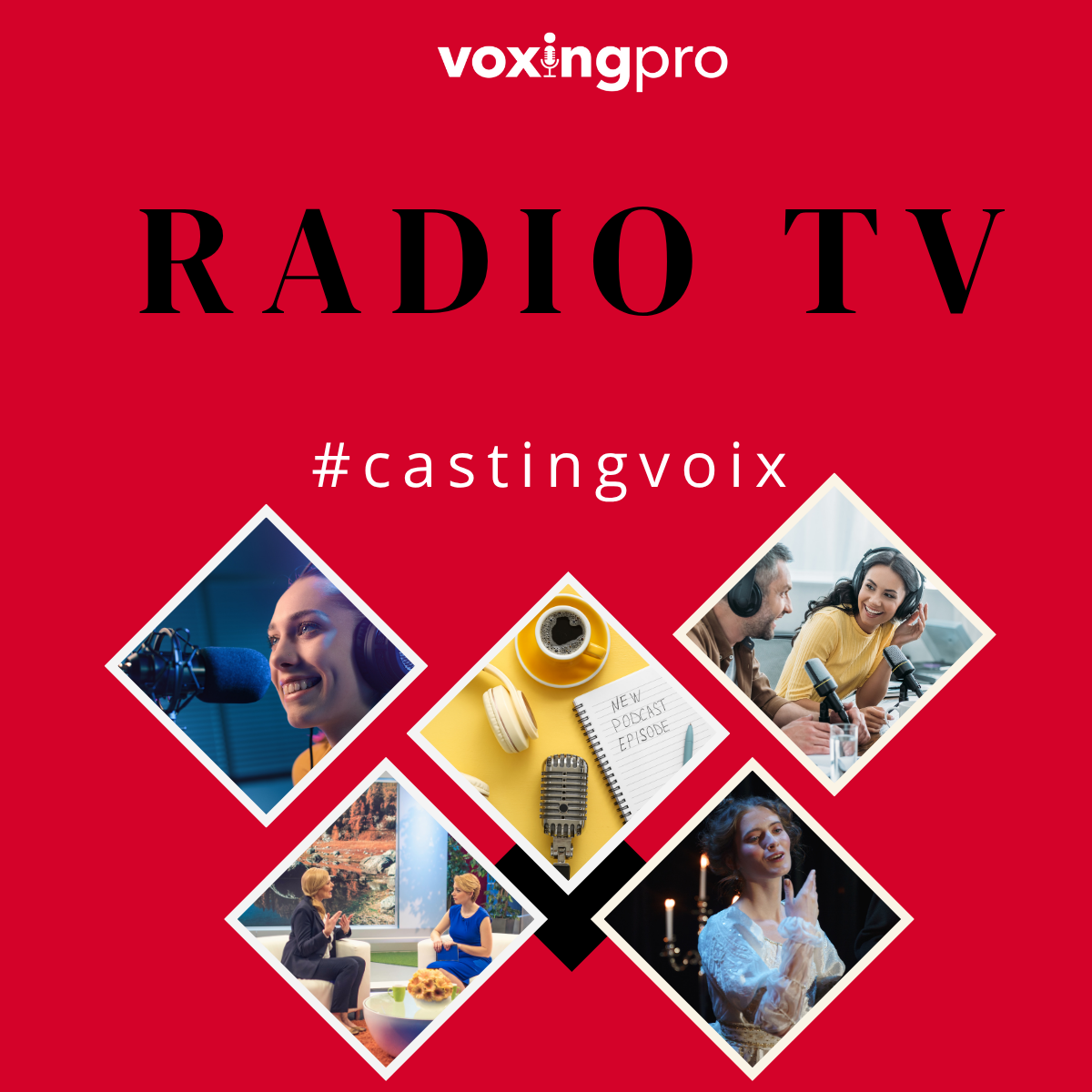 Voxing Pro : casting voix radio & tv